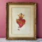 Antique Sacred Heart Embroidery