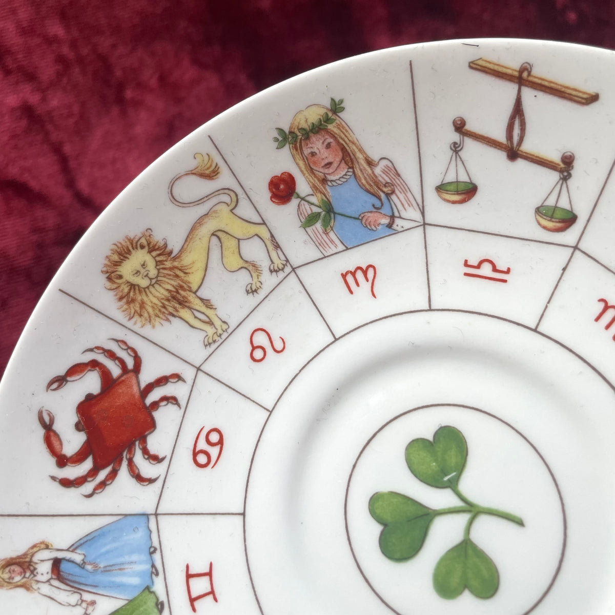 Vintage Fortune Telling Tea Cup & Saucer | Royal Kendal