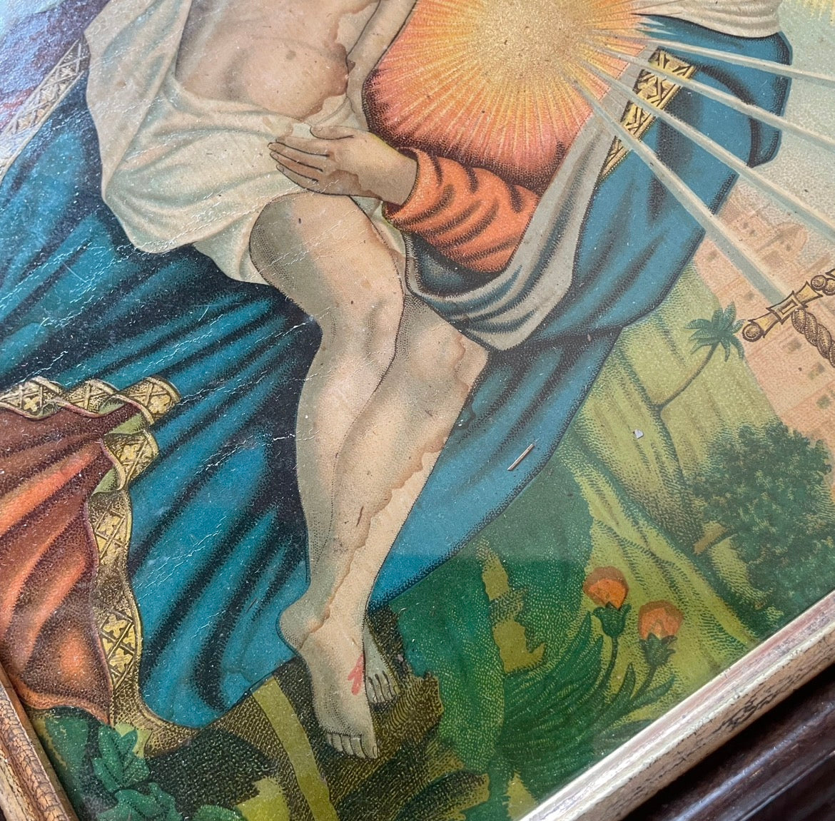 Mother of Sorrows | Victorian Lithograph Print