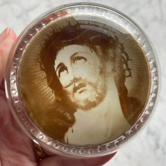 Passion of Christ | Antique Paperweight