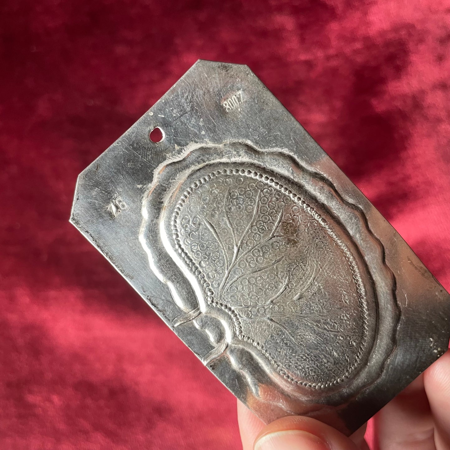 Antique Silver Ex Voto Kidney