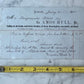 Victorian Funeral Bills | Coffins and Gravestones | Benjamin Blood