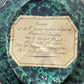 Antique French Hair Work Memorial | 1871