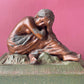 Grieving Girl Antique Art Nouveau Bookends