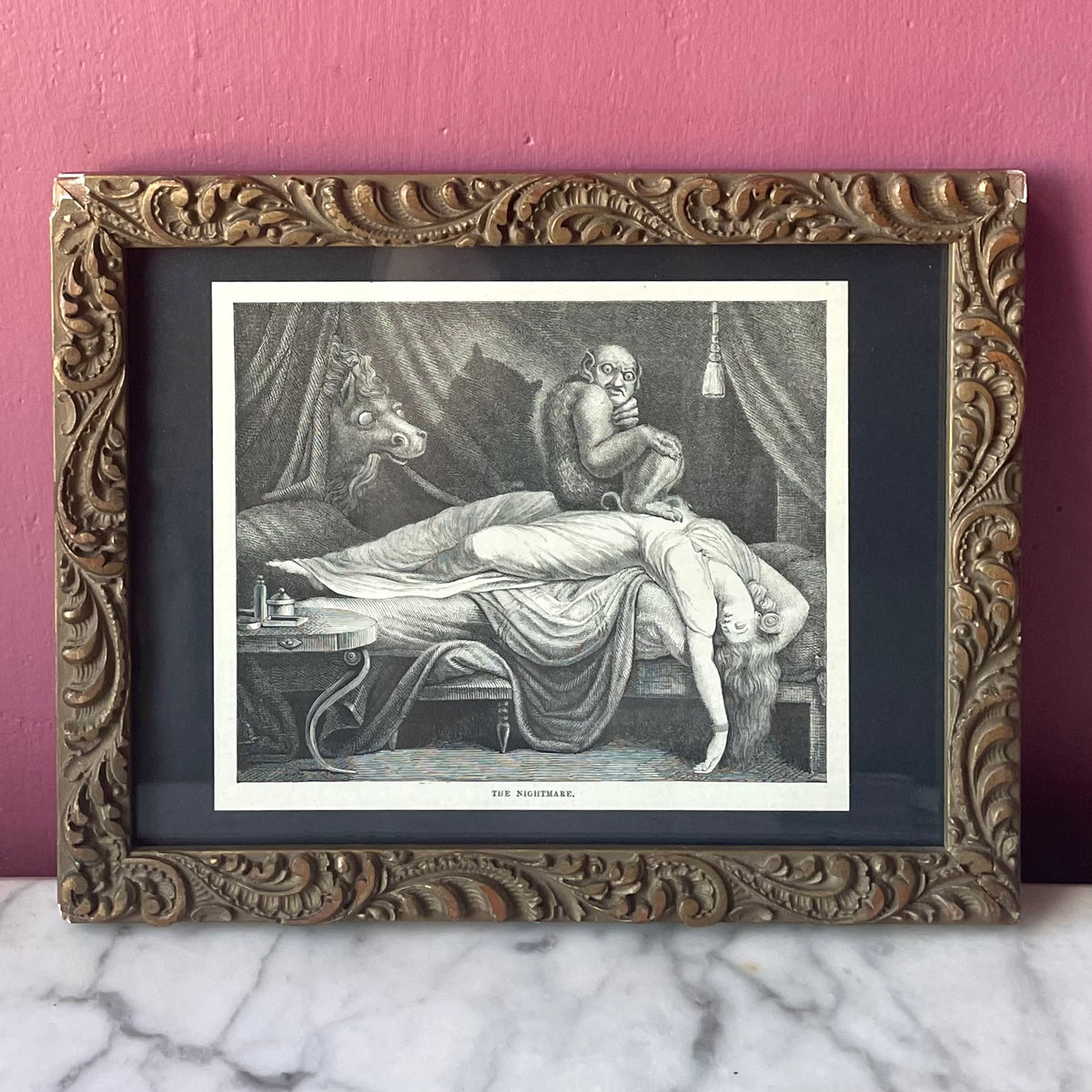 Fuseli’s Nightmare | Victorian Framed Engraving