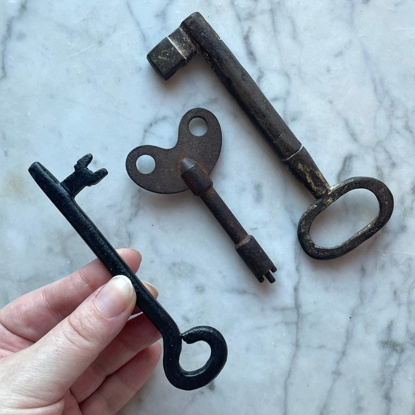 Oversized Antique Keys