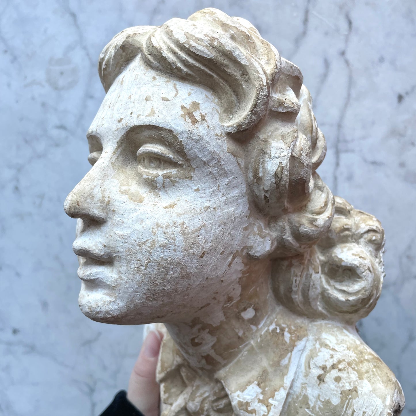 Antique Plaster Bust