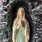 Vintage Chalkware Grotto with Madonna