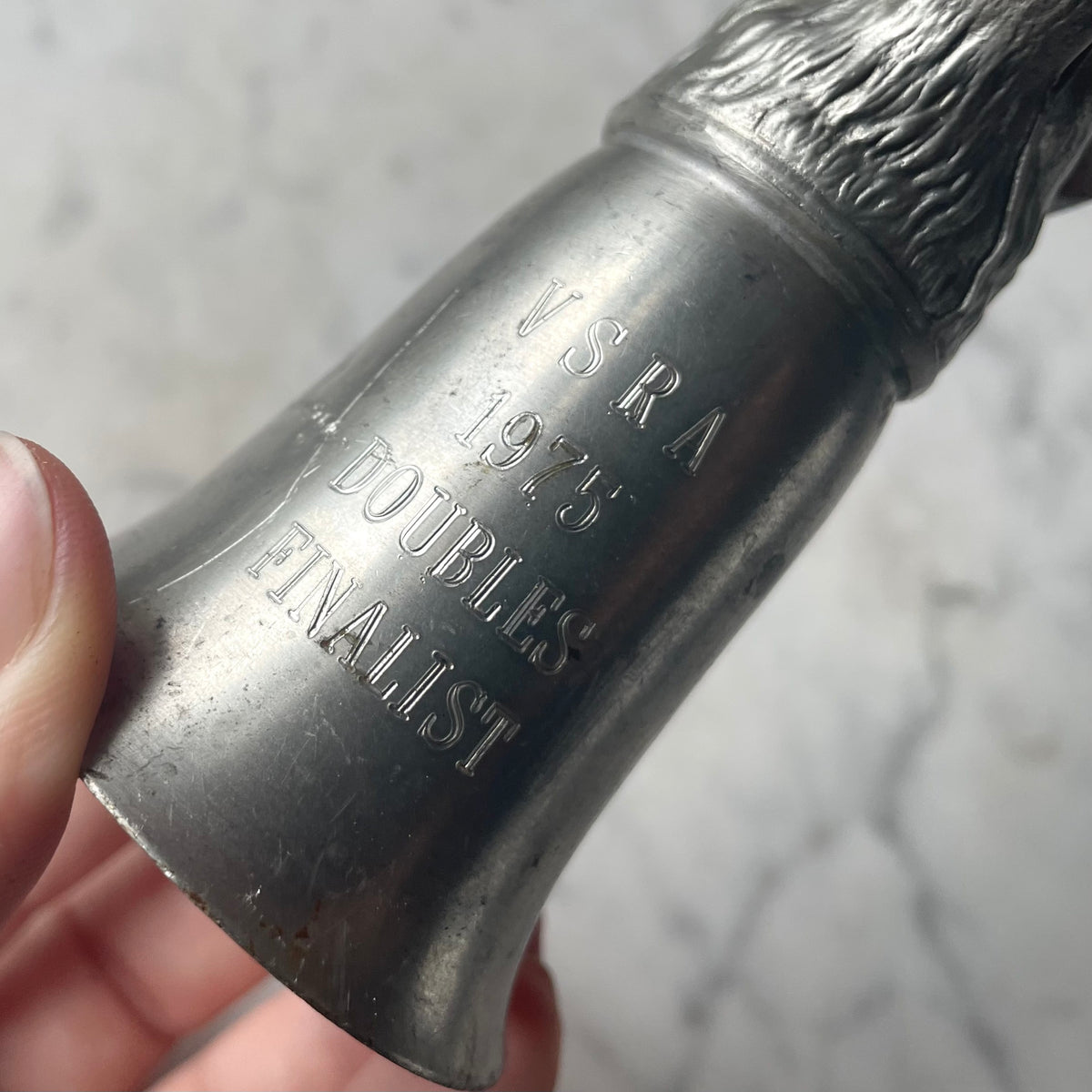Vintage Wolf Head Shot Glass