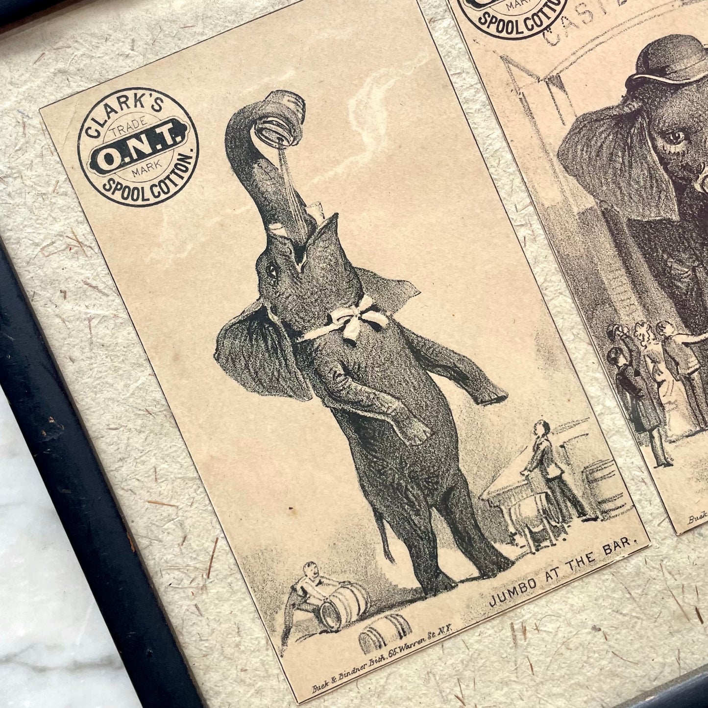 P.T. Barnum’s Jumbo the Elephant | Antique Trade Cards with Oscar Wilde