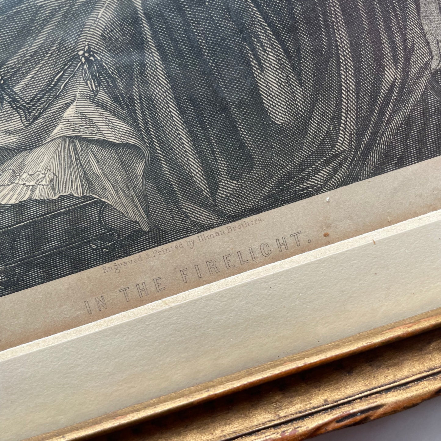 In the Firelight | Victorian Framed Print