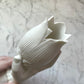Victorian Parian Hand Shaped Spill Vase