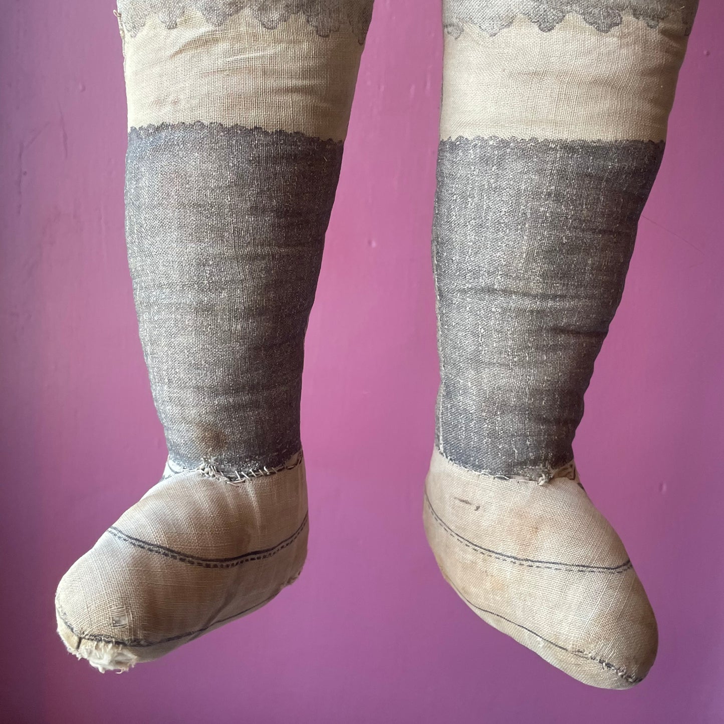 Antique Faceless Cloth Doll c. 1910