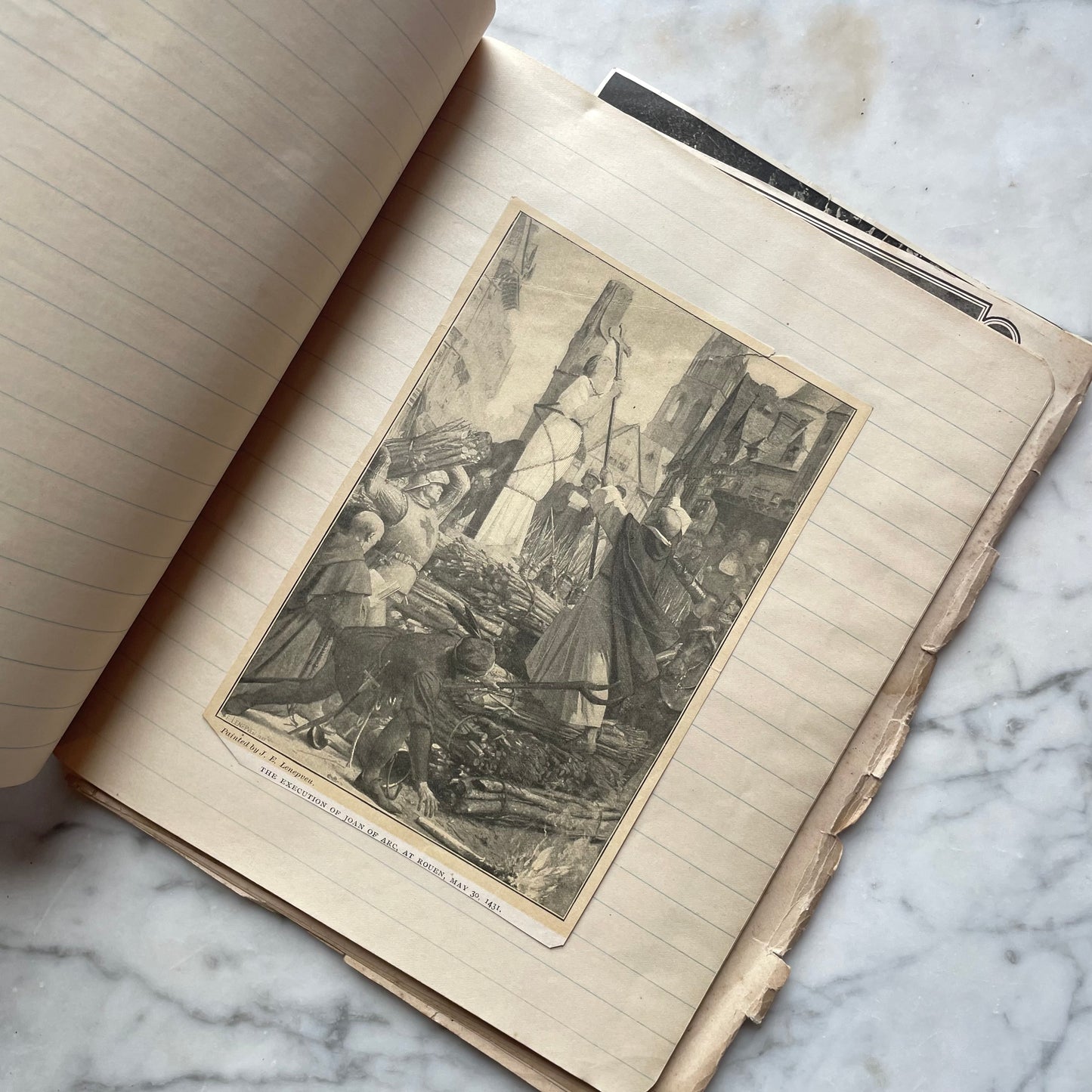 Antique Joan of Arc Scrapbook