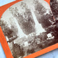 Widow in a Cemetery | Antique Stereocard