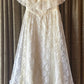 Vintage Gunne Sax Jeunes Filles White Lace Dress