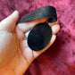 French Jet Cameo on Velvet Choker