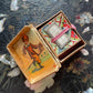 Victorian Velvet Book Shaped Needle Case