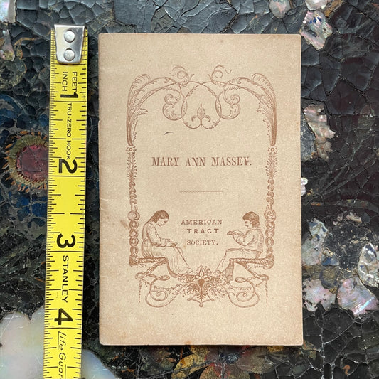 Victorian Mourning Chapbook | Mary Ann Massey