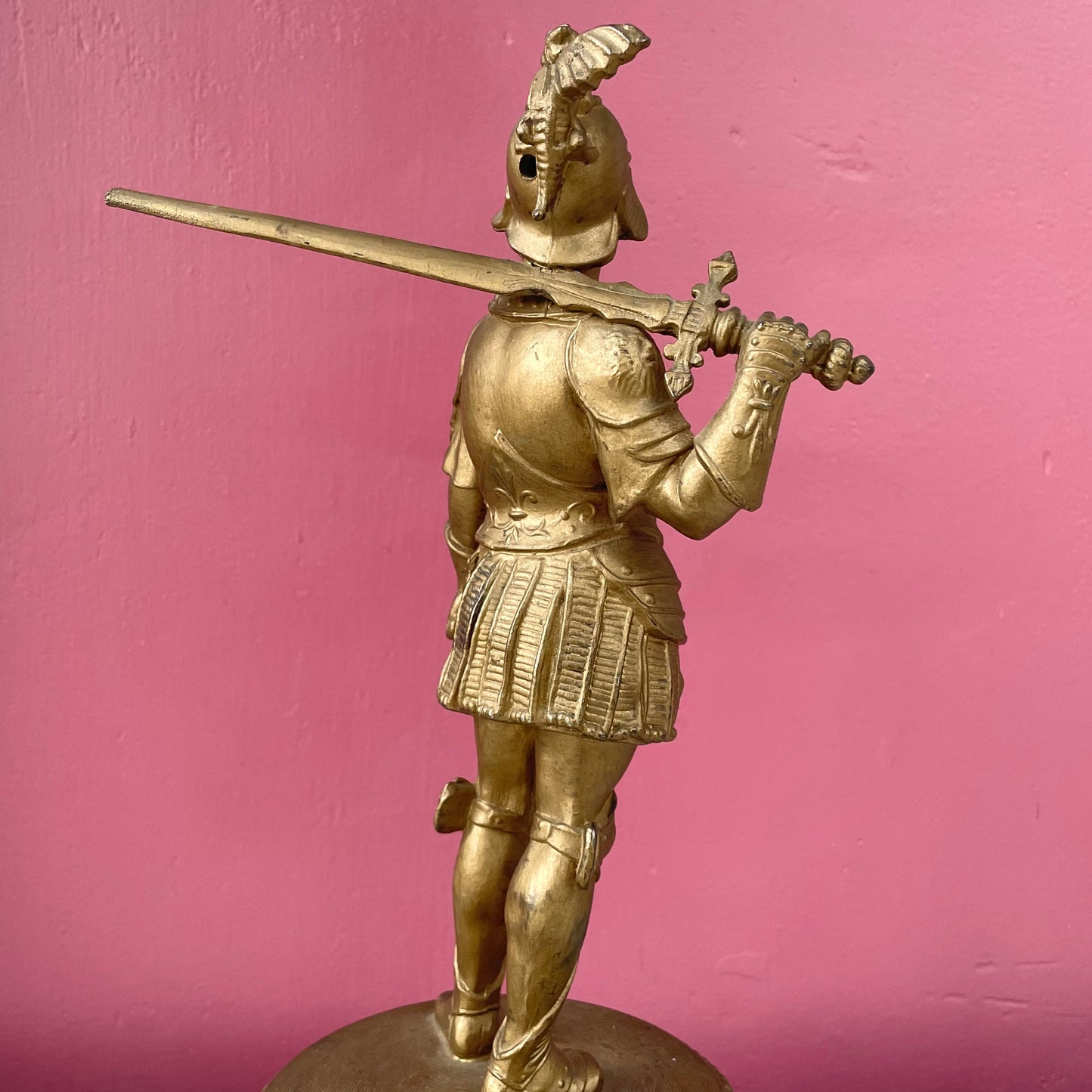 Medieval Revival | Victorian Spelter Knight