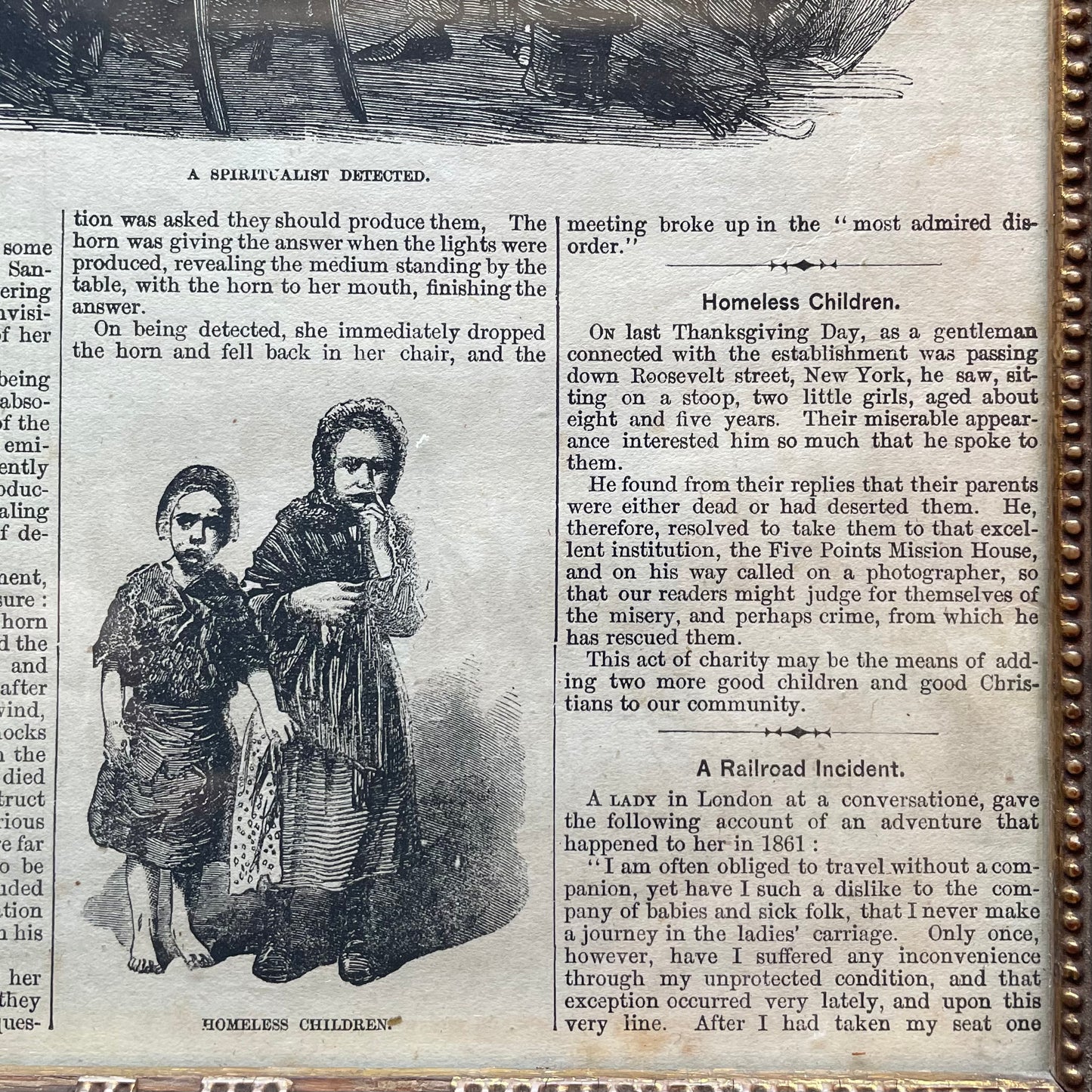 Victorian Spiritualism Cartoon | A Spiritualist Detected!