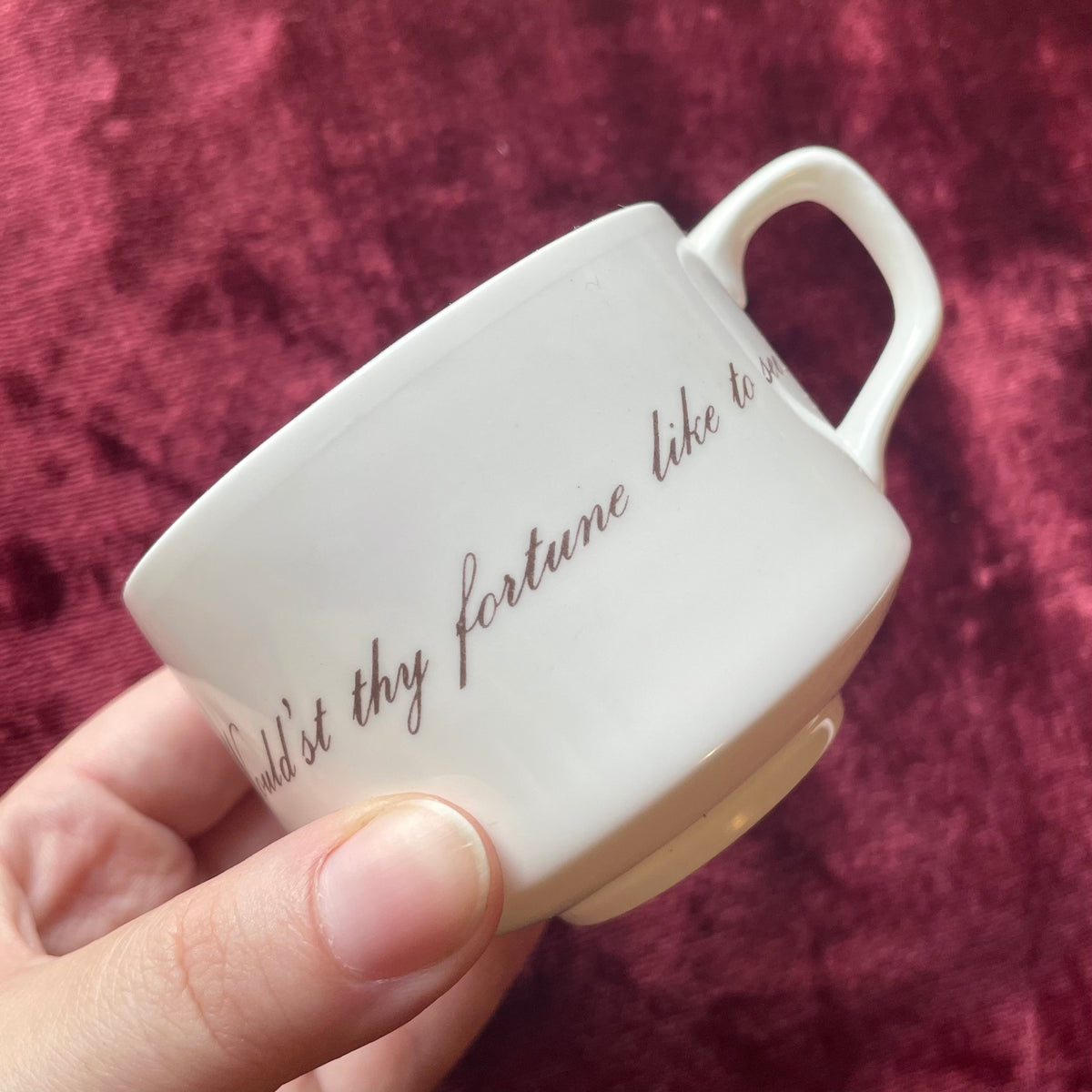 Vintage Fortune Telling Tea Cup & Saucer | Royal Kendal