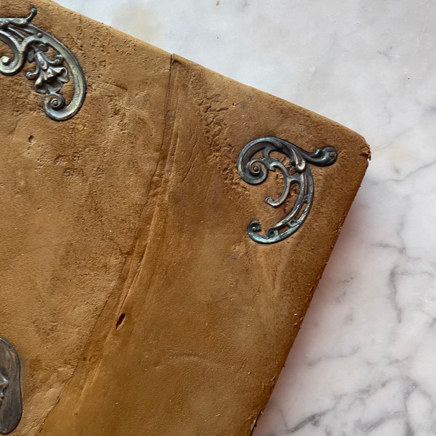 Antique Art Nouveau Leather Folder