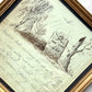 The End of All Men | Victorian Memento Mori Gravestone Drawing