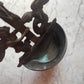 Antique Brass Holy Water Font with Angels