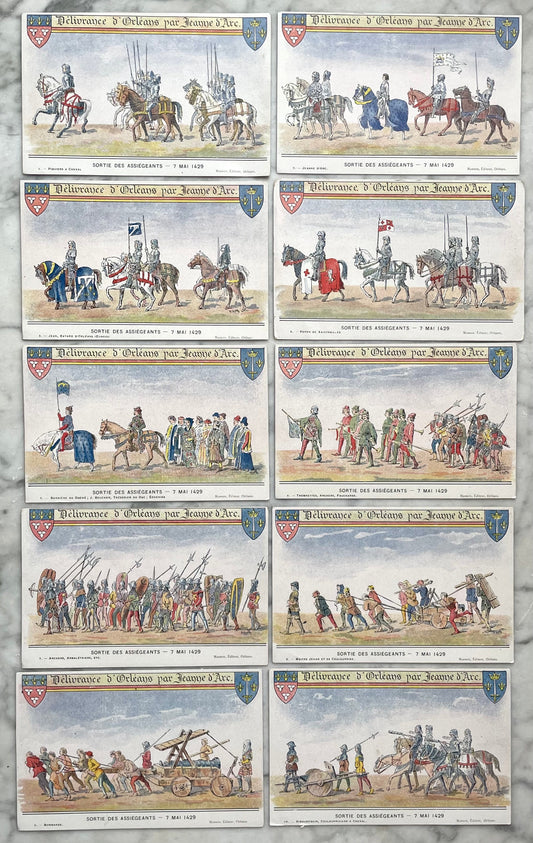 Délivrance d’Orléans par Jeanne d’Arc | Antique French Postcards