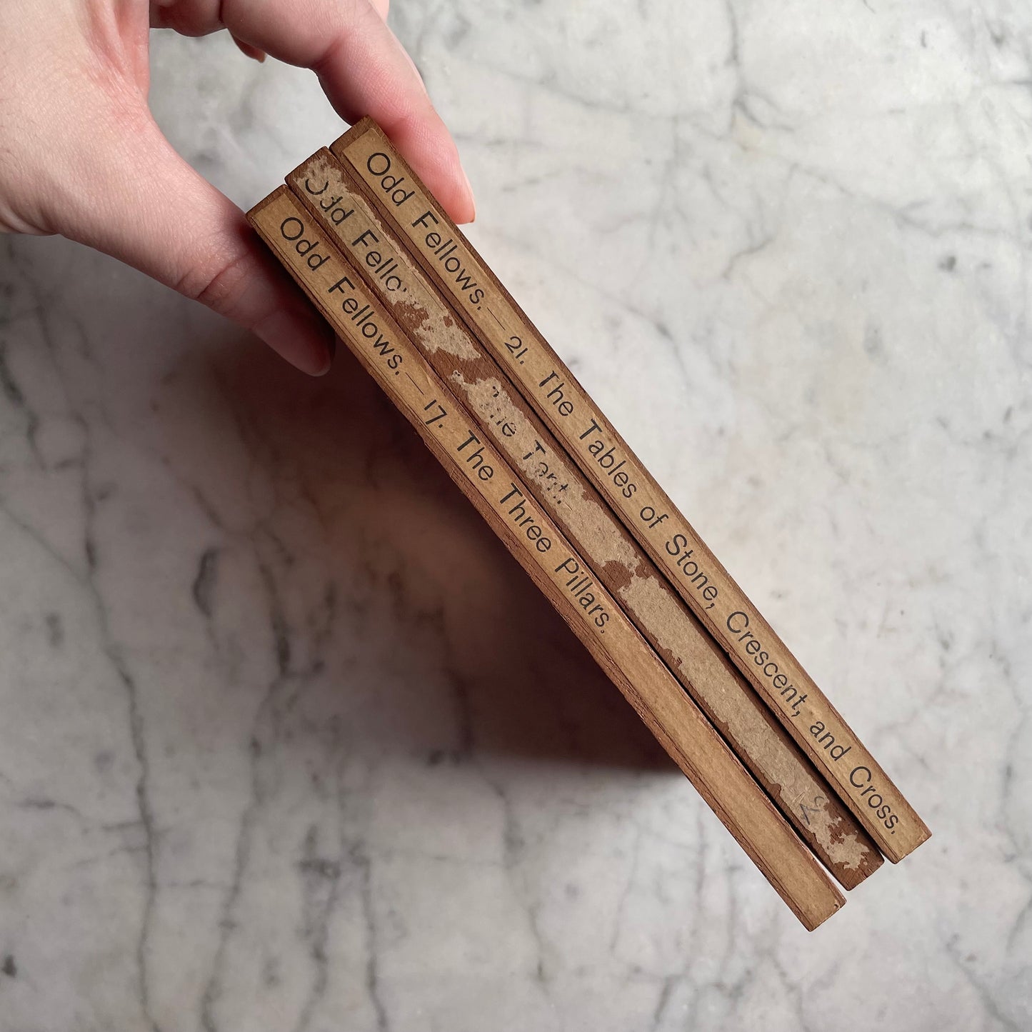 Odd Fellows Magic Lantern Slides