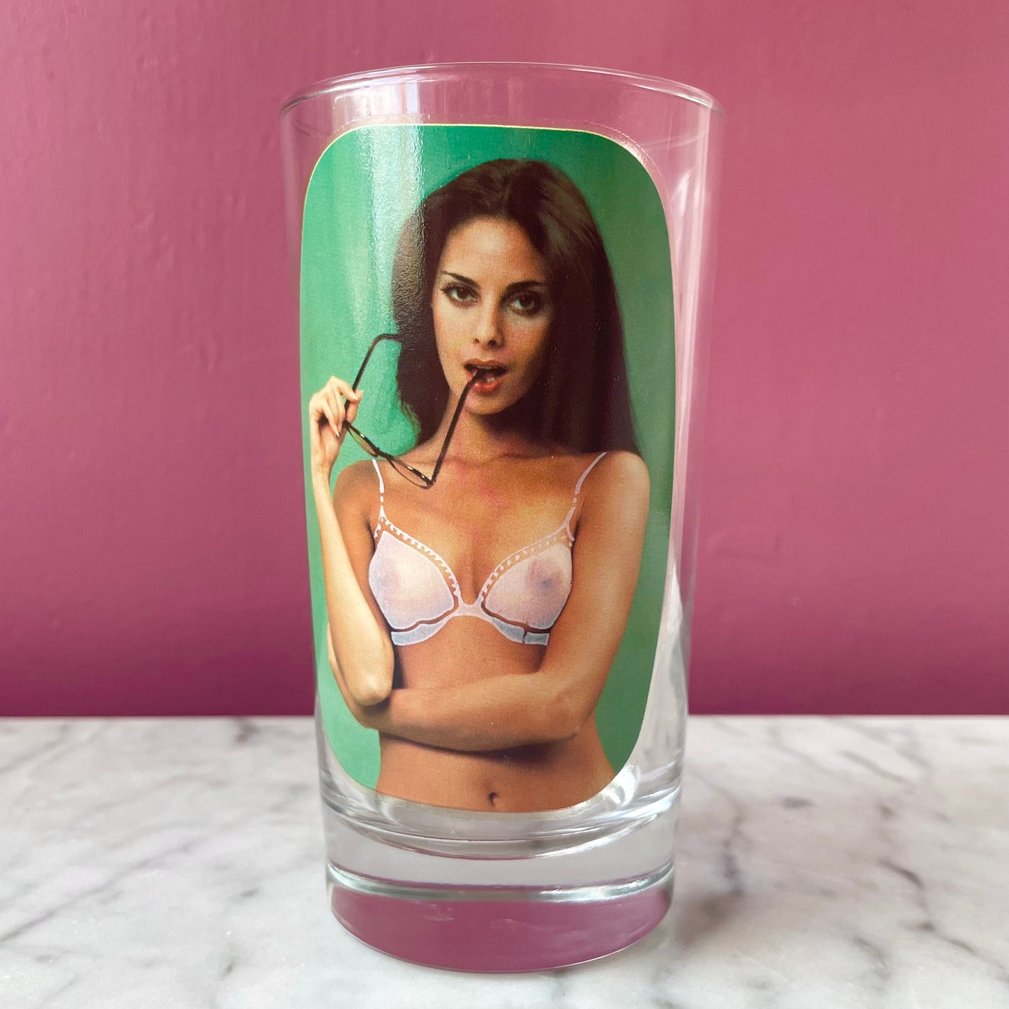 Sip & Strip| 1970s Nude Girl Glass