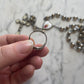 Antique Sacred Heart Rosary & Ring Set