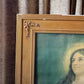 Antique Sacred Heart of Mary Large Framed Print