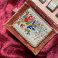 Victorian Pink Velvet Needle Case