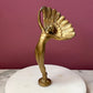 Vintage Fan Dancer on Marble Base