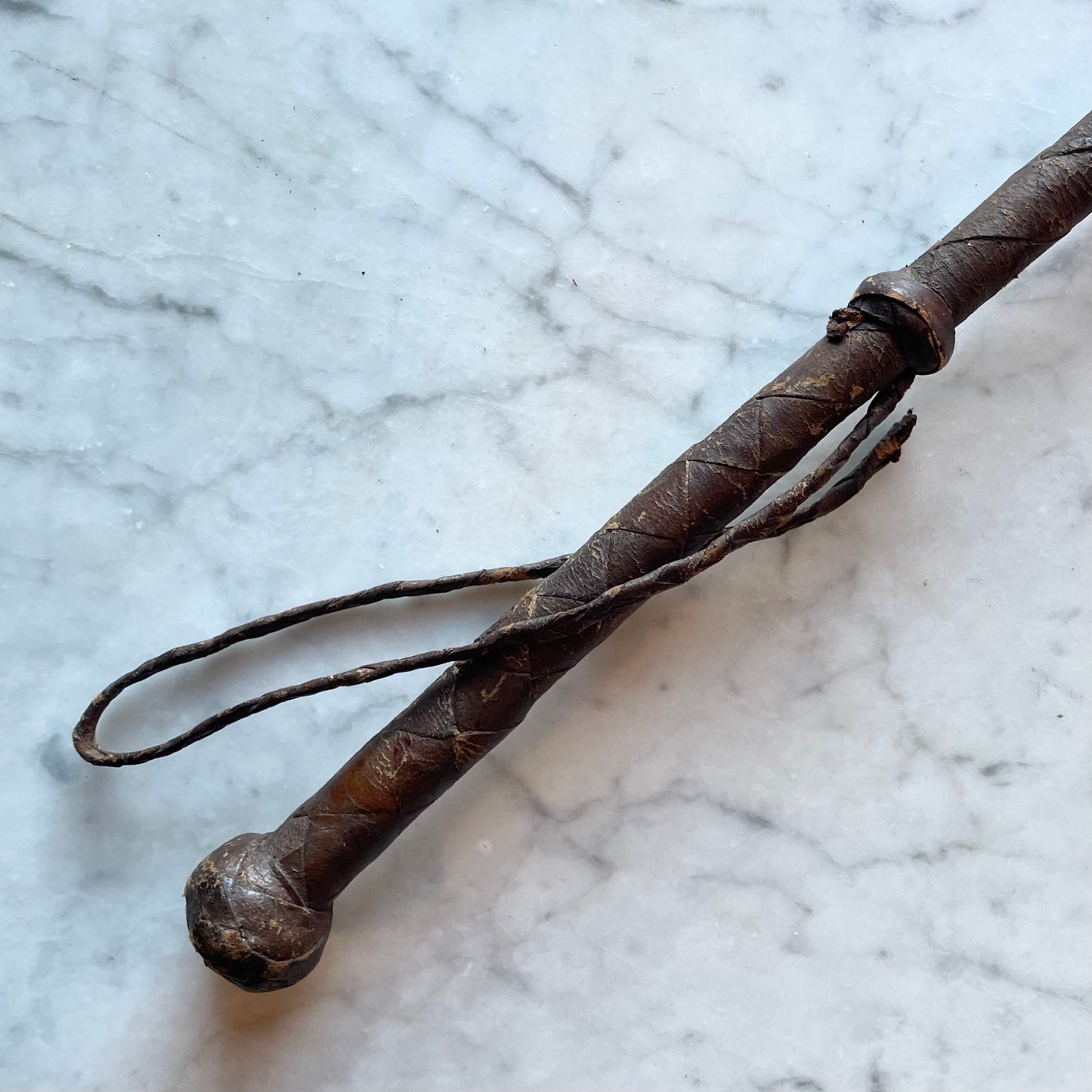 Antique Leather Riding Crop