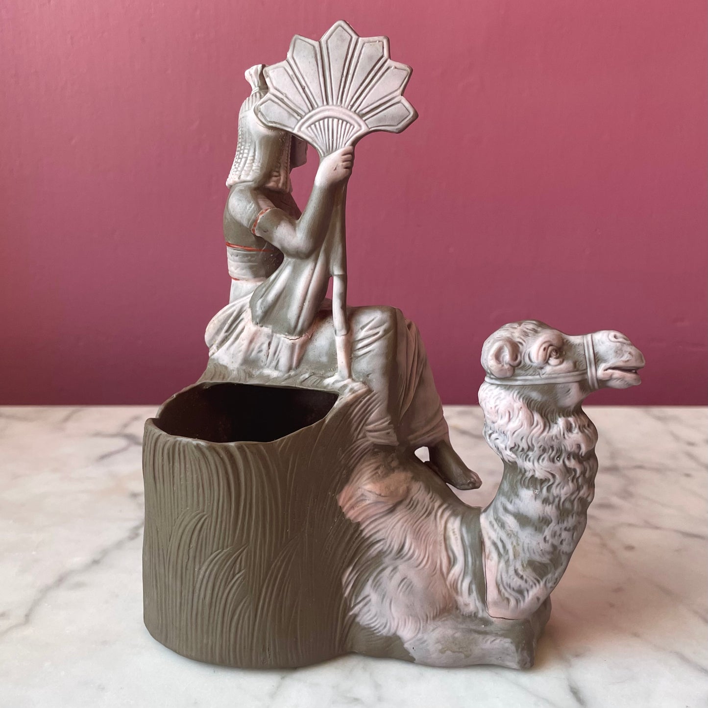 Antique Egyptian Revival Jasperware Planter | Schafer & Vater