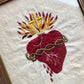 Antique Sacred Heart Embroidery