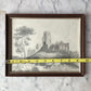 Victorian Framed Castle Sketch