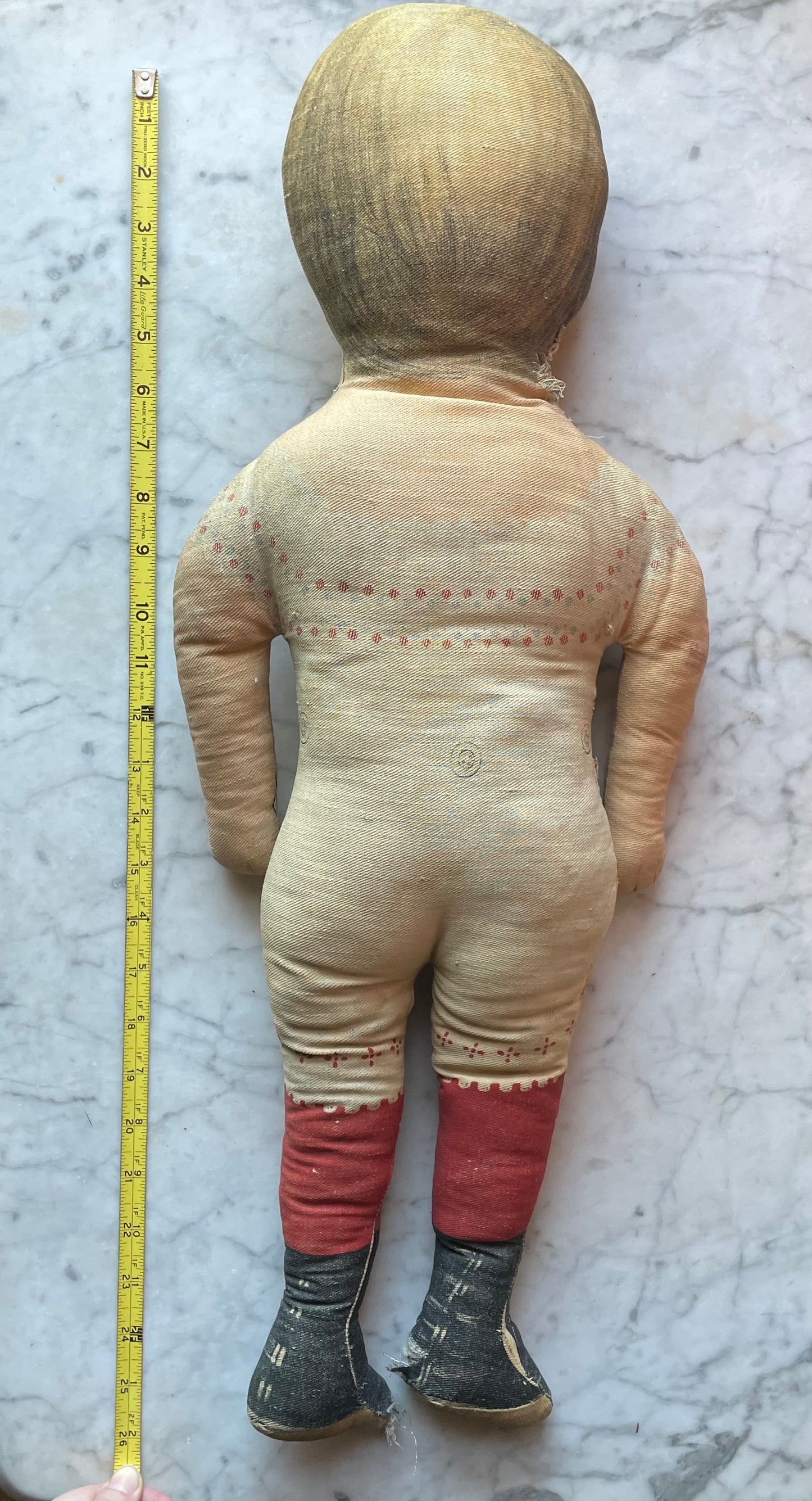 Antique Printed Fabric Doll