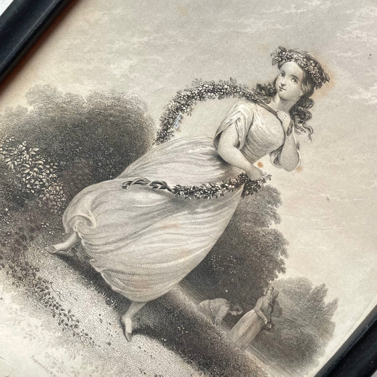The May Queen | 1843 Engraving