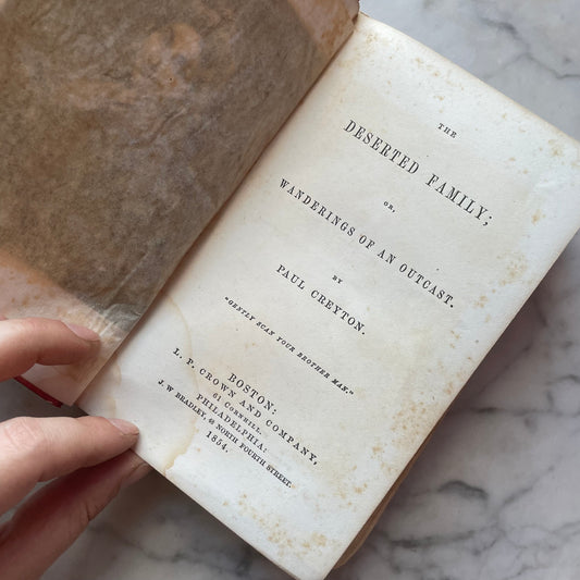 Victorian Book | The Deserted Family
