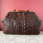 Antique Alligator Travel Bag