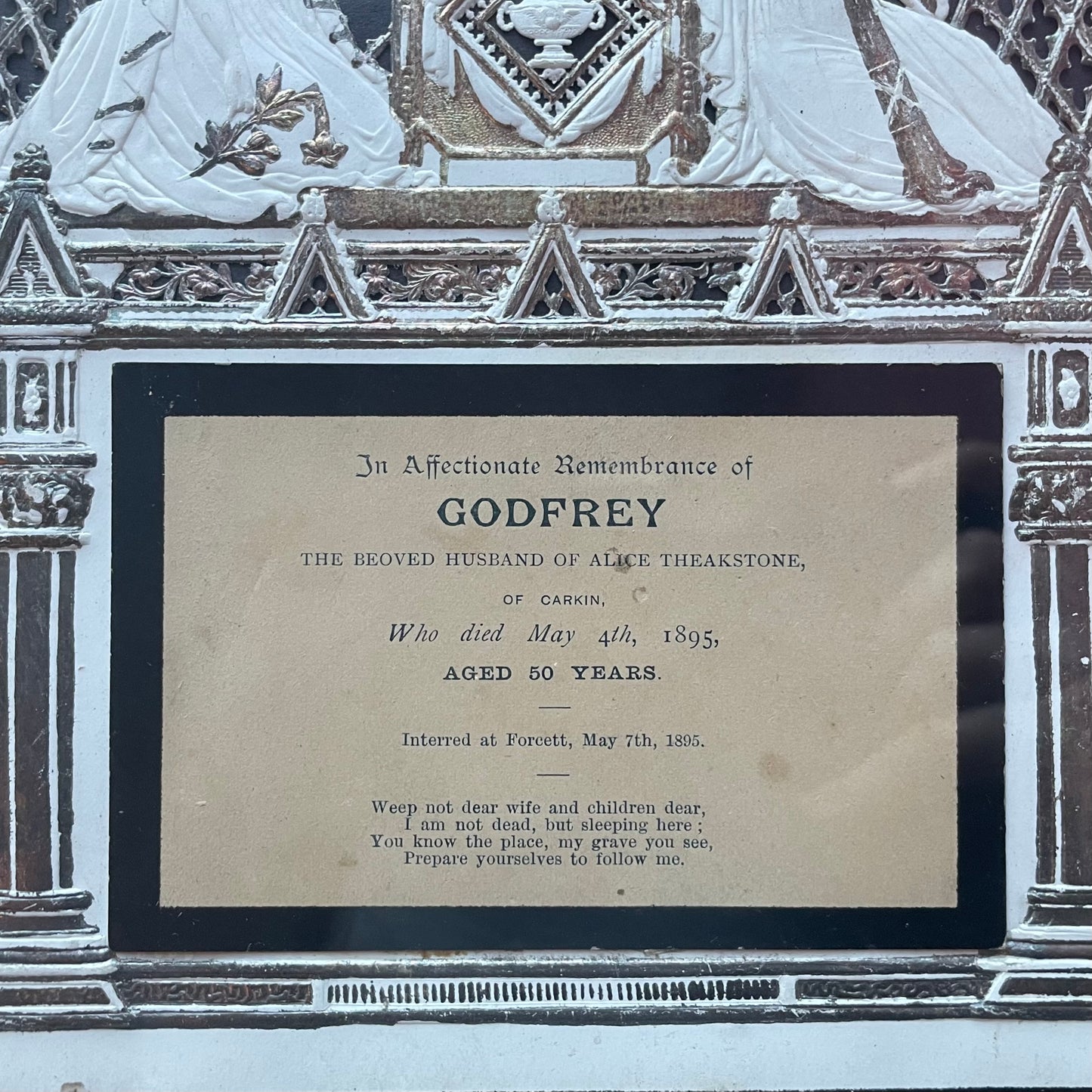 Victorian Mourning Die Cut