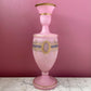 Pink Victorian Bristol Glass Vase