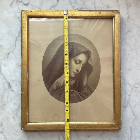 Our Lady of Sorrows | Antique Print