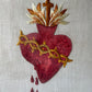 Antique Sacred Heart Embroidery