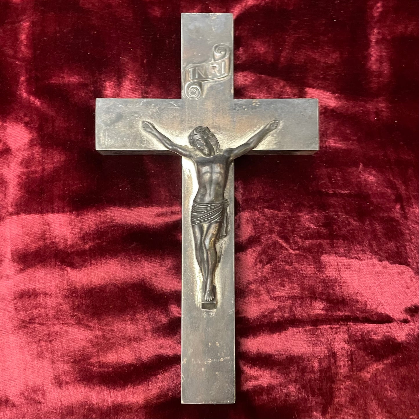 Antique Last Rites Crucifix