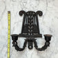 Witch’s Broom Candleholder | Vintage Wilton Cast Iron